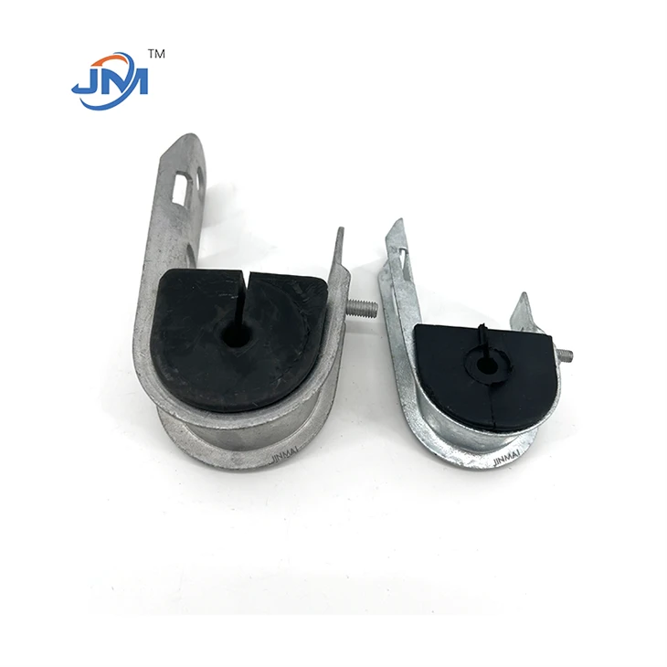 داغ-گیره تعلیق قلاب J گالوانیزه DIP/ گیره تعلیق کابل ADSS برای گیره میله